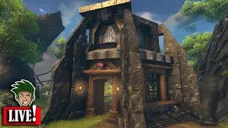 Valheim: Building a medieval blacksmith with some dwarven theme Pt 2