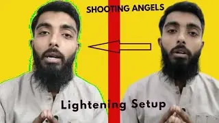 lightening Setup for youtube Videos || Shooting angles