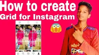 How to Make grid square for Instagram photo