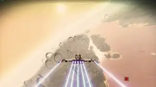 Entering inside a Blood Planet: No Man's Sky