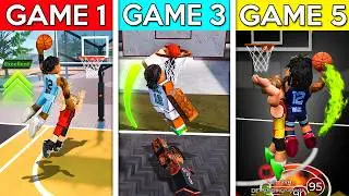 Getting CONTACT Dunks In EVERY Roblox Basketball Game as JA Morant
