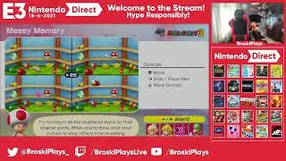 NINTENDO E3 DIRECT 2021 PRESENTATION LIVE REACTION!
