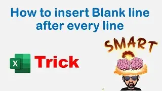 How to insert a blank line after every line in data.