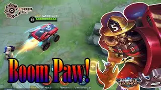 BOOM PAW! GAME PLAY JOHNSON ALA KOKOOH JORDY || MOBILE LEGENDS