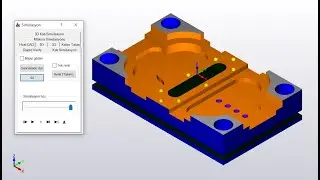 SOLIDCAM FREZE- 2.5 EKSEN KILAVUZ ÇEKME-DELİK BÜYÜTME- KANAL AÇMA