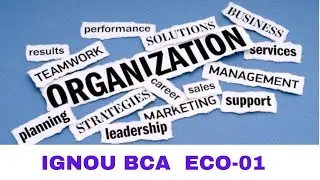 IGNOU BCA ECO-01 LECTURE