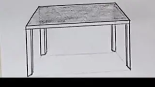 How to draw a table drawing step by step drawing #drawing
