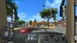 bus ride on smooth roads 🚌| drive view🗺