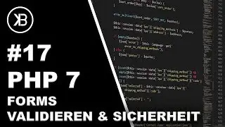 PHP 7 Tutorial 2019 Anfänger | #17 Form Validieren und Sicherheit