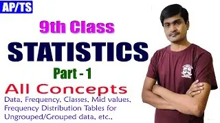 Statistics I Part - 1 I 9th Class I AP/TS I All Concepts in Statistics I Ramesh Sir Maths Class