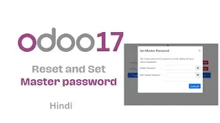 Odoo Master Password: Reset & Set | How to Reset Odoo Master Password | Recover odoo Master Password