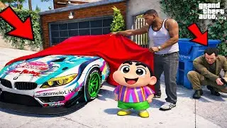 GTA 5: Franklin’s New BMW Stolen by Michael! 🏎️ (feat. Shinchan & Chop)