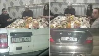 Баткен эли ишенген Губернатордун жузу кызматтык унаалар тунку кополоктор