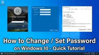 How to Change User Password on Windows 10 - Quick Tutorial