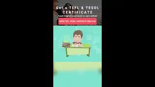 TEFL/TESOL certificate online #EFLTeacher