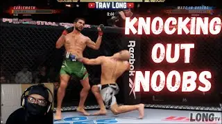 Ski Mask LONG...KNOCKING OUT NOOBS in UFC 4 (2000 SUB SPECIAL)