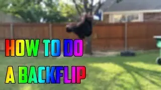 How To Do A BackFlip