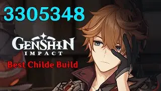 Childe 3.3 Million Damage Showcase | Best Childe Build Genshin Impact
