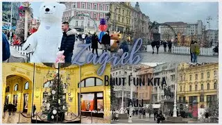Zagreb City😍croatia Bhut Fun kita ajj😄😄😄(kamm diyan glan vi nal nal kitiyan)
