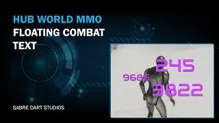 UE5 Hub World MMO - Floating Combat Text