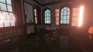 OpenGL - test scene - MCGuire archive - fireplace room