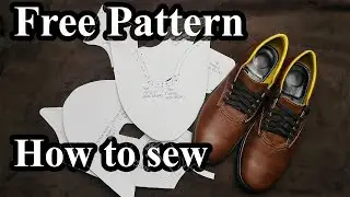 Pattern for handmade sneakers and tutorial for sewing