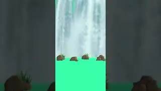 WaterFall Green Screen Video 2023 | Green Screen Template 2023