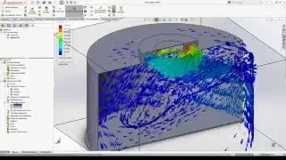 external rotating flow view air duct solidworks flowsimulation