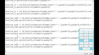 Python 3 program to create a simple calculator using Tkinter