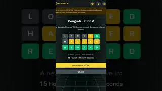 #Binance #wodl #answers