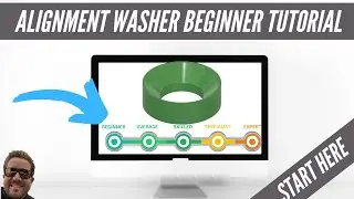 Fusion 360 - Alignment Washer Tutorial (Absolute Beginner)