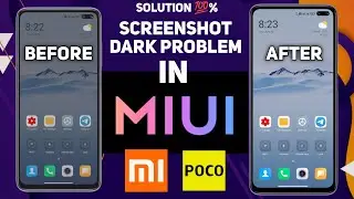 Dark Screenshot Problem In Redmi/Poco (MIUI) | Solution 💯🔥