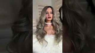 Пепельный парик на сетке в наличии 🔥