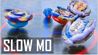 VALT VS LUI! VALKYRIE VS LONGINUS! Beyblade Burst DB VS Surge in Slow Motion! [Guilty Longinus]