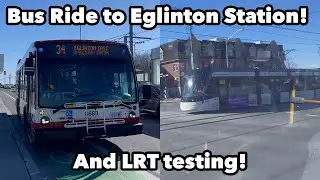 A Bus Ride from Victoria Park Avenue to Eglinton Station!