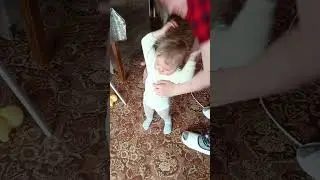 Лапочка дочка 😆🥰 #семья #дети