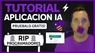 🔔 HOW TO MAKE YOUR APP WITH ARTIFICIAL INTELLIGENCE (FREE) 🚀 | AI APP TUTORIAL in SPANISH 😱