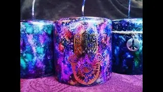 D. I.Y.- Boho Candles