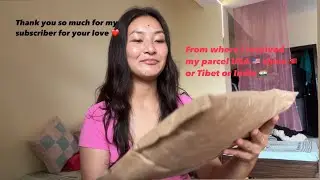 Surprise gift from my subscriber from USA 🇺🇸 or Tibet or Delhi ????