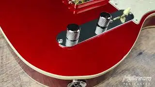 MyDream Partcaster Custom Built - Candy Apple Red Tele Tapped A5/A2 Pickups