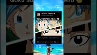 Goku Summons Future Zeno 😁 #dbs #goku #shorts 🔥🔥