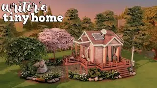 writer's tiny home 📝 | the sims 4 speed build | no cc