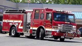 Franconia Volunteer Fire Department Engine 437 Responding