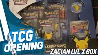 Pokemon Celebrations Zacian LvL X Box Opening