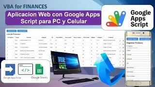 Web Application with Google Apps Script for PC and Mobile