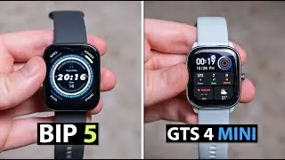 🟡 Amazfit Bip 5 vs Amazfit GTS 4 Mini COMPARATIVA en ESPAÑOL 💥 ¿Cuál comprar?
