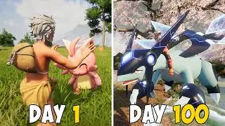 I Survived 100 DAYS In PALWORLD … Here’s What Happened