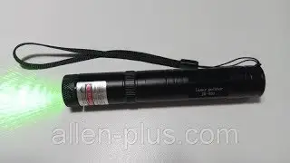 Лазерная указка Laser Pointer JD-851, зеленый лазер, аккумулятор 16340