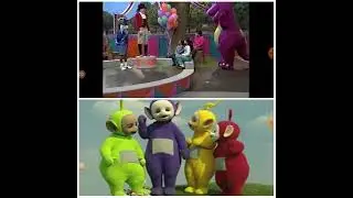 Teletubbies Say Goodbye to Joe Scruggs from Barney's Exercise Circus and want to see him again!