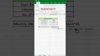 DAY 2, Excel Tips & Tricks |  Excel Formula Shorts | #YTShorts #excel #excelshorts #shorts